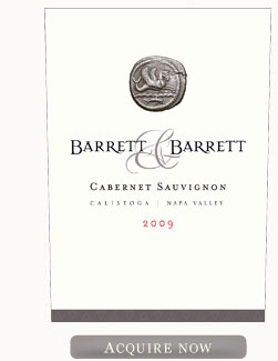 Barrett and Barrett Cabernet Sauvignon 2009