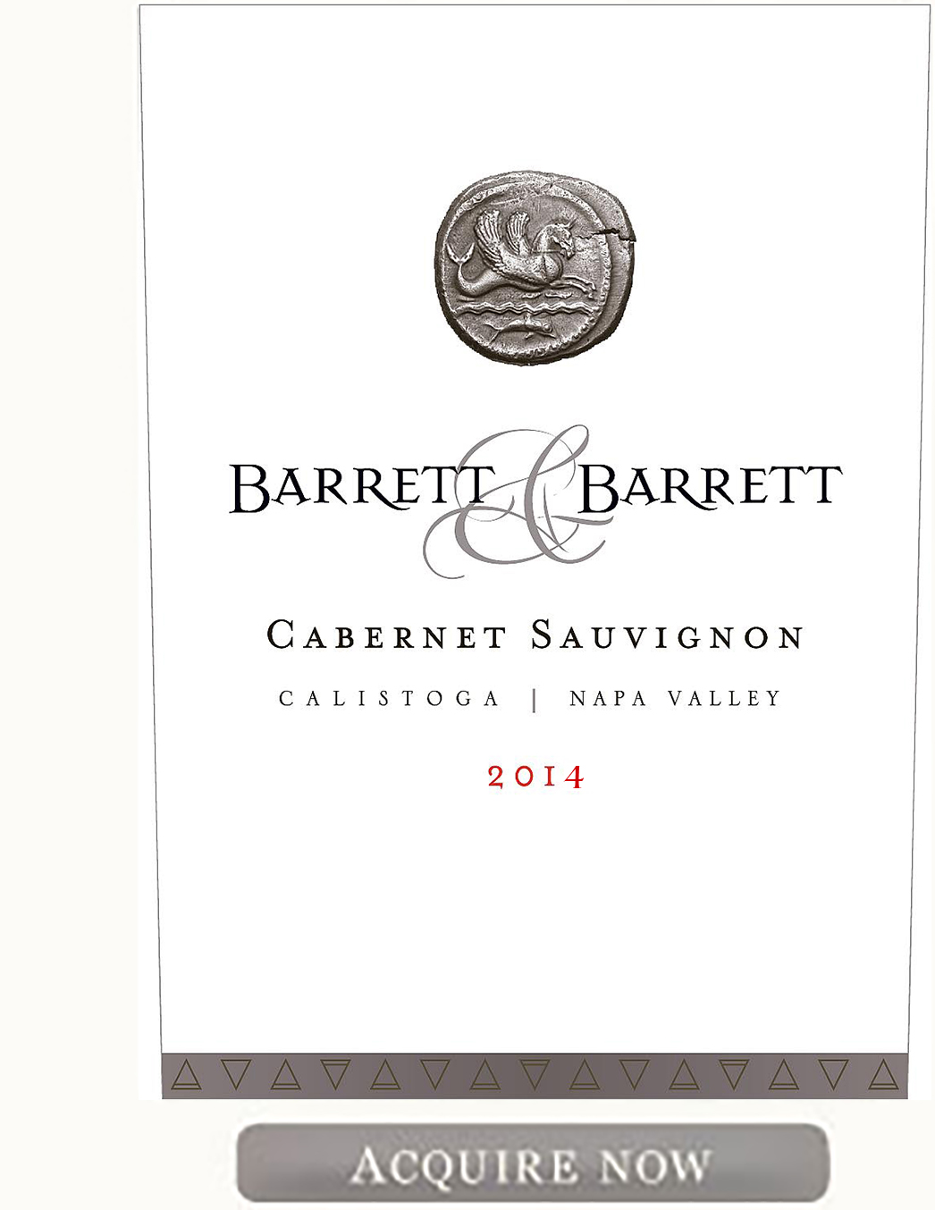 Barrett and Barrett Cabernet Sauvignon 2014